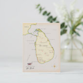Postale Carte illustrée de Sri Lanka (Debout devant)