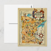 Postale Carte illustrée du Minnesota  (Devant / Derrière)