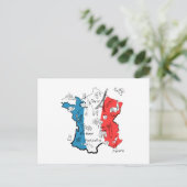 Postale Carte illustrée France (Debout devant)
