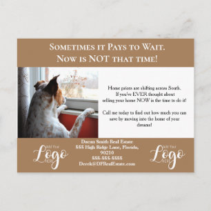 Postale Carte immobilière d'alerte à l'action urgente