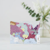 POSTALE CARTE : INDIENS AMÉRICAINS (Debout devant)