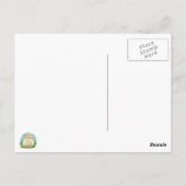 Postale Carte Inséparable avec poème (Dos)