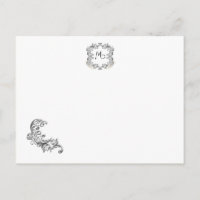 Carte Inséparable Mariage noir/blanc