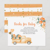 Postale carte insérée Cutie Orange Citrus Baby Books (Devant / Derrière)
