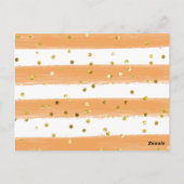 Postale carte insérée Cutie Orange Citrus Baby Books (Dos)