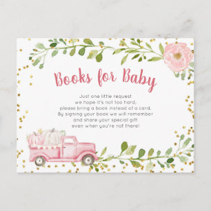 Postale Carte insérée Livres pour bébé Camion de citrouill