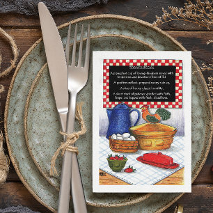Postale Carte Inspirante de Spécial Petit Déjeuner