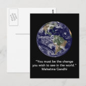 Postale Carte Inspiration : Changement 1 - (Devant / Derrière)