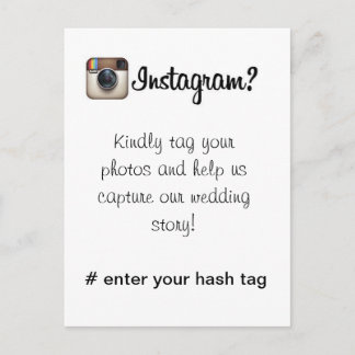 Postale Carte Instagram