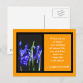 Postale Carte Iris 2 Cadres Le MUSÉE Cadeaux Zazzle Tan (Devant / Derrière)
