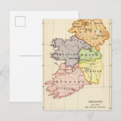 Postale Carte Irlande (Devant / Derrière)