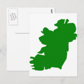Postale Carte Irlande (Devant / Derrière)