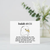 Postale Carte Isaïe 40:31 (Debout devant)