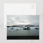 Postale Carte Islande (Devant / Derrière)