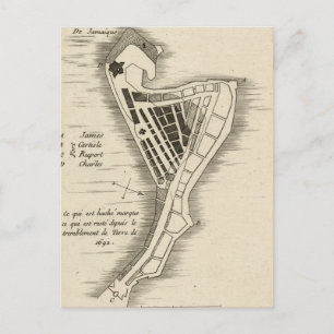 POSTALE CARTE : JAMAICA, 1755