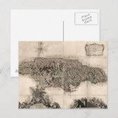 POSTALE CARTE : JAMAICA, 1763 (Devant / Derrière)