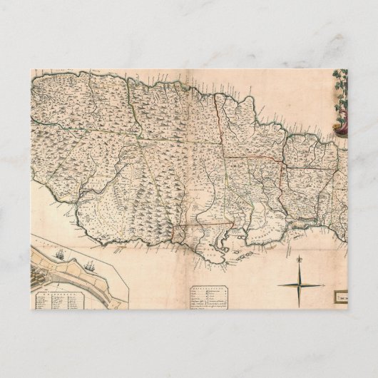 POSTALE CARTE : JAMAÏQUE, 1755 2 (Devant)
