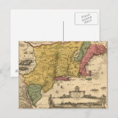 Postale Carte Jansson Visscher (Devant / Derrière)