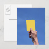 Postale Carte jaune (Devant / Derrière)