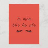 Carte Je m'en bats les