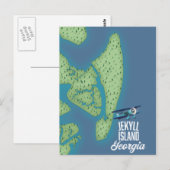 Postale Carte Jekyll Island Georgia États-Unis (Devant / Derrière)