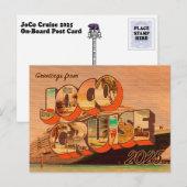 Postale Carte JoCo 2025 Look Vintage 3 (Devant / Derrière)