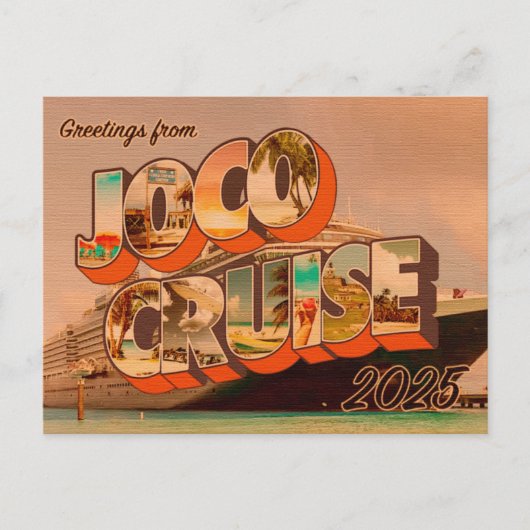 Postale Carte JoCo 2025 Vintage Look 2 (Devant)