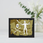 Postale Carte jolly roger n° 5 (Debout devant)