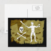 Postale Carte jolly roger n° 5 (Devant / Derrière)