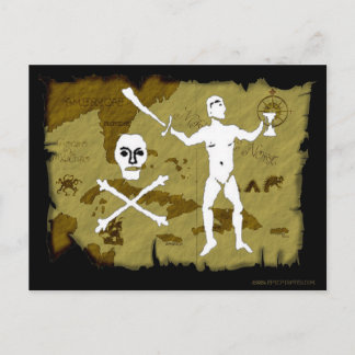 Postale Carte jolly roger n° 5