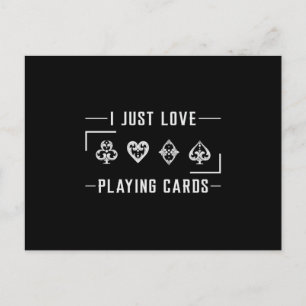Postale Carte Jouer Jour Ace Poker Casino Jeu Gift