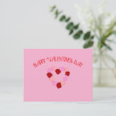 Postale Carte Jour Valentines 2025 (Debout devant)