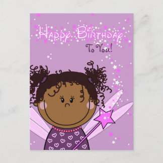 Postale carte - joyeux anniversaire - petit ange