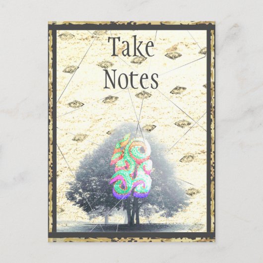 Postale Carte Junction n° 13 : Prenez des notes sur tout (Devant)