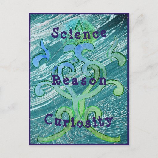 Postale Carte Junction n° 21 : SCIENCE, RAISON, CURIOSITÉ (Devant)
