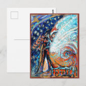 Postale Carte Junction n° 24 : Liberté (Devant / Derrière)