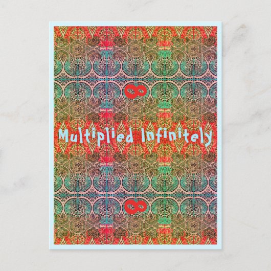 Postale Carte Junction N° 45 Infinity Multipliée Infinimen (Devant)