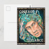 Postale Carte Junction n° 7 : Courage et Défiance (Devant / Derrière)
