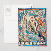 Postale Carte Junction No 5 : Honnêteté, une arme élégante (Devant / Derrière)