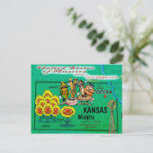 Postale Carte Kansas USA (Debout devant)