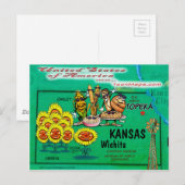 Postale Carte Kansas USA (Devant / Derrière)