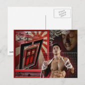 Postale Carte Karate (Devant / Derrière)