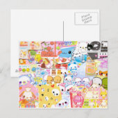 Postale Carte Kawaii (Devant / Derrière)