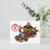 Postale Carte Kerberos Newyears (Debout devant)