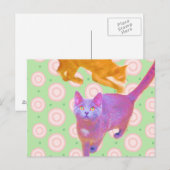 Postale Carte Kitties rétro (Devant / Derrière)