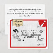 Postale Carte Leçons de voyage : Créez des rituels (Devant / Derrière)