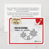 Postale Carte Leçons de voyage : Minimalisme japonais (Devant / Derrière)