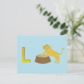 Postale Carte Lion (Debout devant)