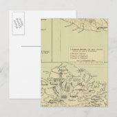 Postale Carte lithographiée d'Antigua (Devant / Derrière)