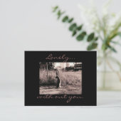 Postale Carte - Lonely (Debout devant)